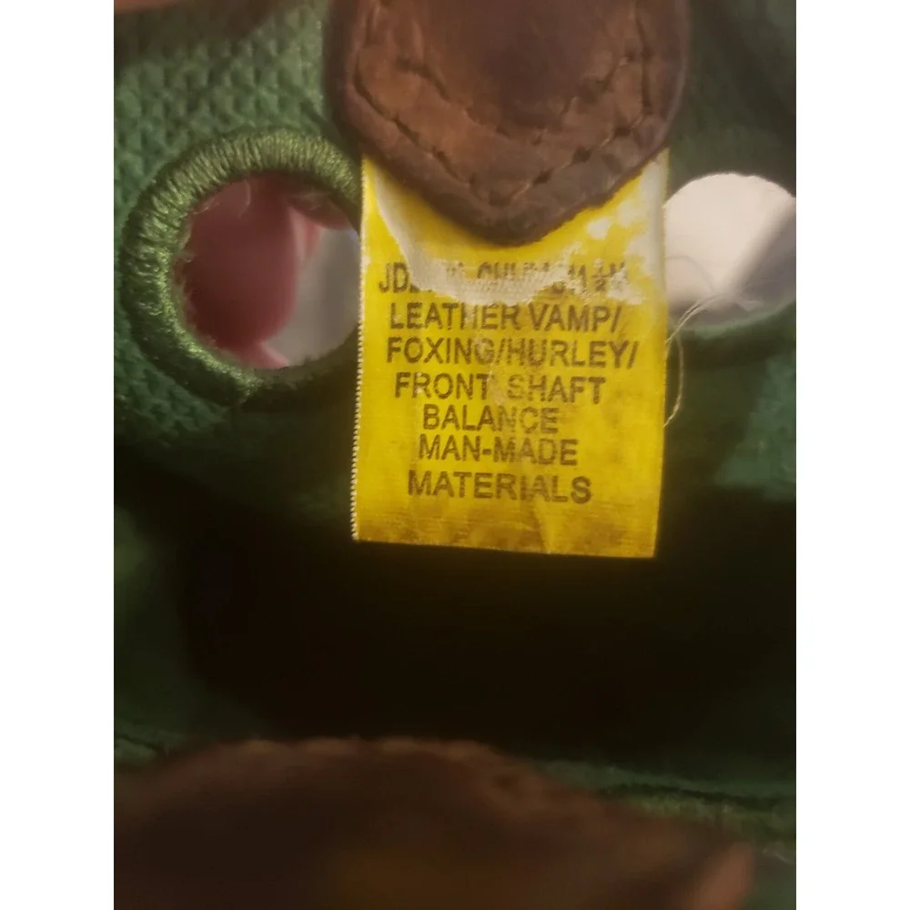 John Deere Childrens Girls Brown Camo Pink Stitching Pull On Boots Sz 2 western‎
